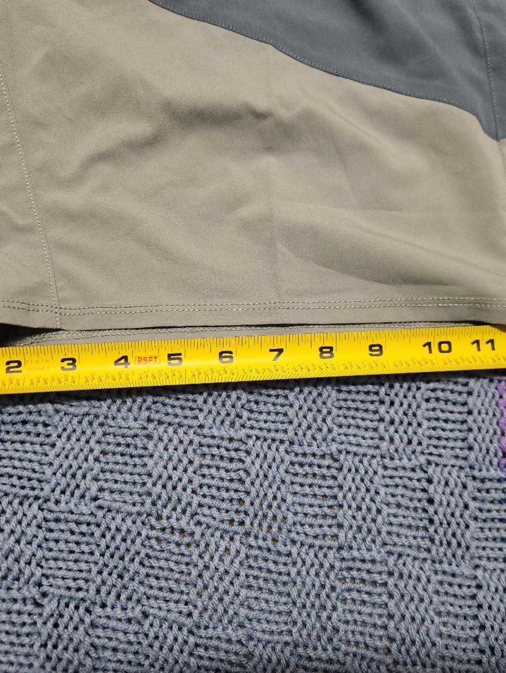 Vuori Slate Blue Athletic Shorts with Black Waistband - Picture 8 of 8